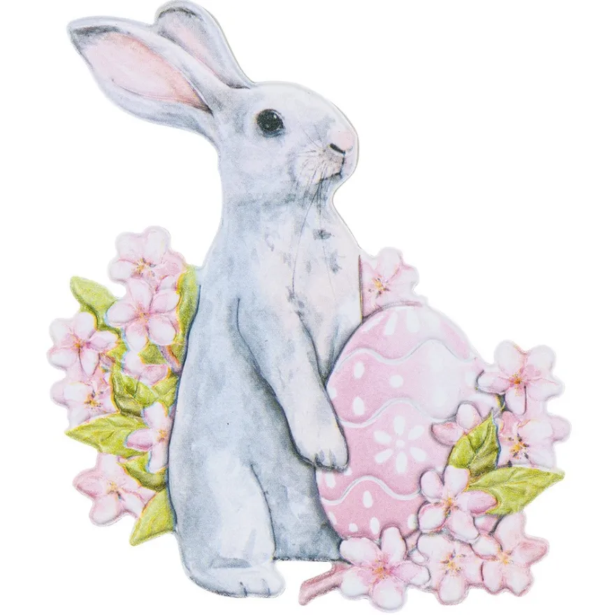 3-D Relief-Sticker, Niedliche Hasen 4, 21cm x 30cm, verschiedene Größen, selbstklebend