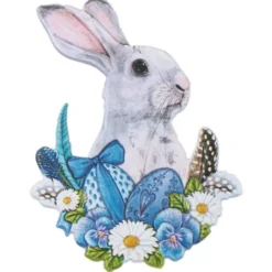 3-D Relief-Sticker, Niedliche Hasen 1, 21cm x 30cm, verschiedene Größen, selbstklebend
