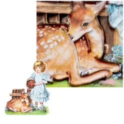 3-D Relief-Sticker, Nostalgie-Kindermotive 3, verschiedene Größen, selbstklebend