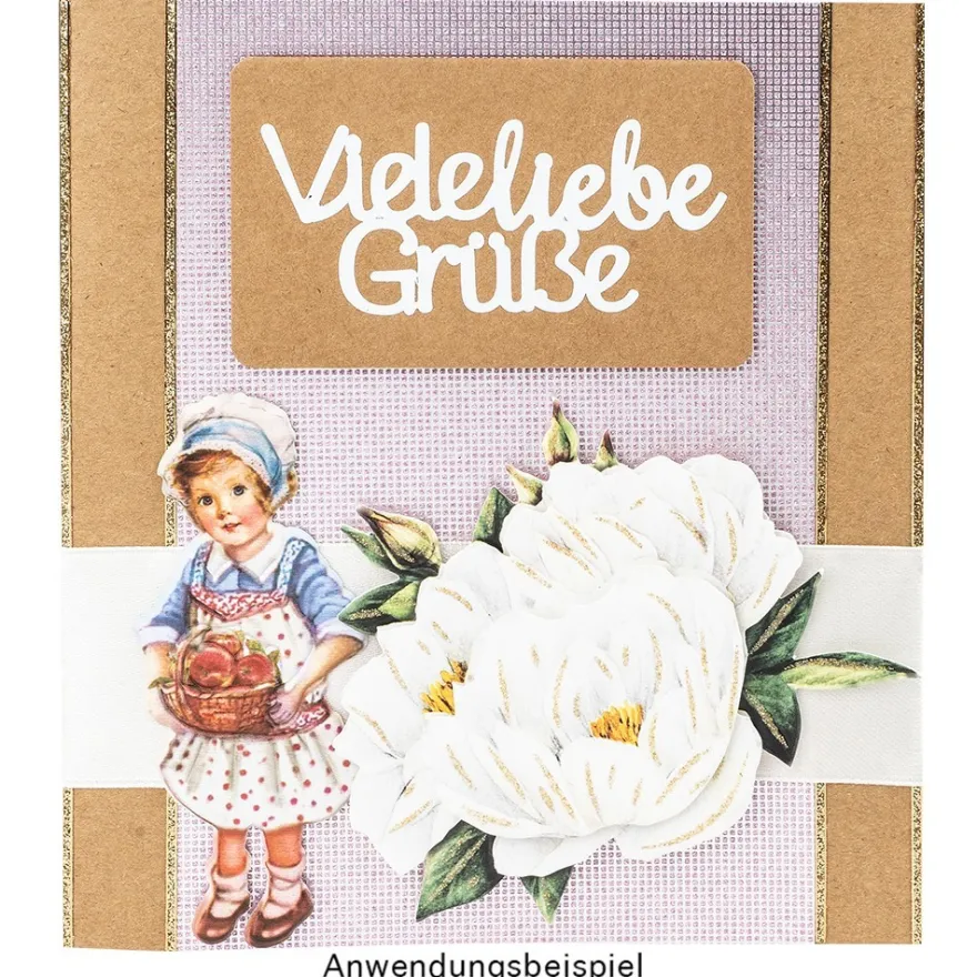 3-D Relief-Sticker, Nostalgie-Kindermotive 1, verschiedene Größen, selbstklebend