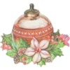 3-D Relief-Sticker, Nostalgie-Weihnachten 4, versch. Größen, selbstklebend