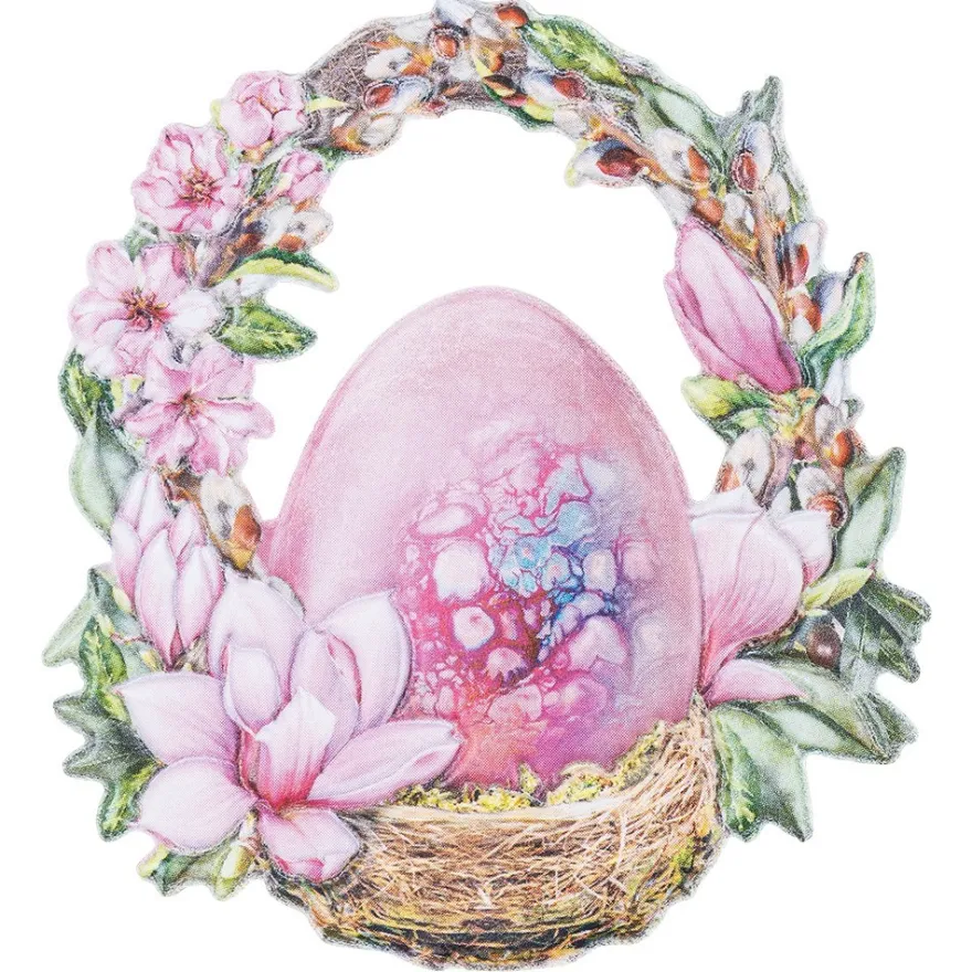 3-D Relief-Sticker, Ostergrüße 5, 21cm x 30cm, verschiedene Größen, selbstklebend