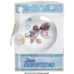 3-D Relief-Sticker, Porzellan-Optik, Maritim, versch. Größen, 5 Bogen