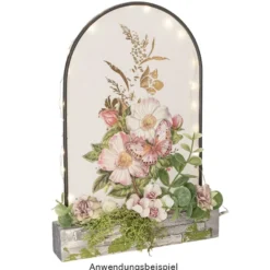 3-D Relief-Sticker, Schmetterlinge & Blumen 2, Design 4, verschiedene Größen, selbstklebend