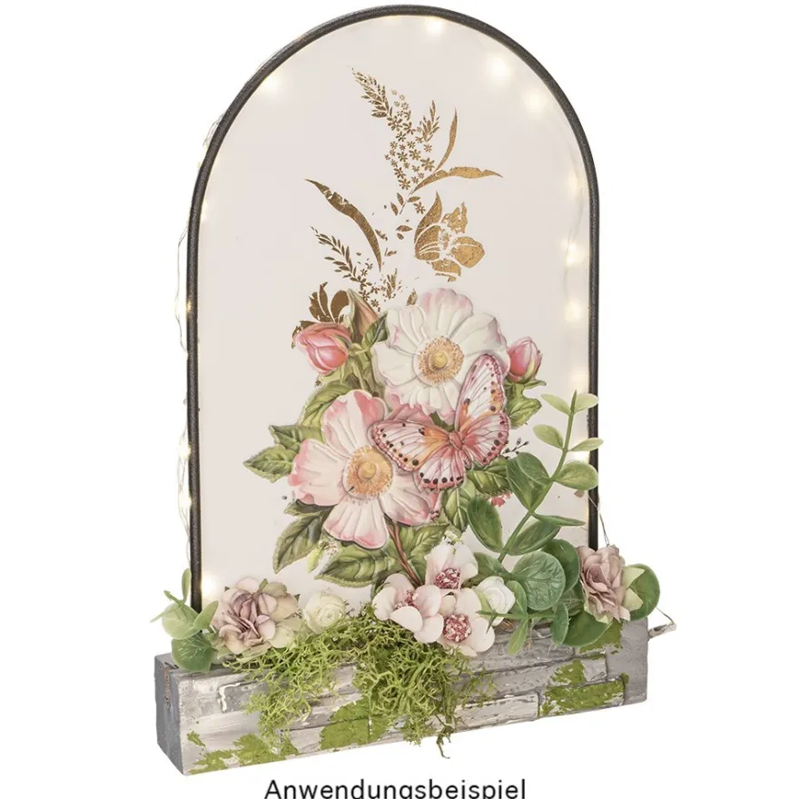 3-D Relief-Sticker, Schmetterlinge & Blumen 2, Design 4, verschiedene Größen, selbstklebend