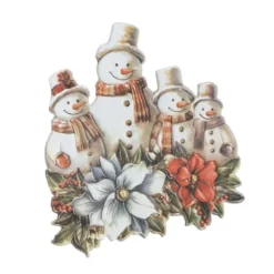 3-D Relief-Sticker, Schneemann-Familie 5, verschiedene Größen, selbstklebend