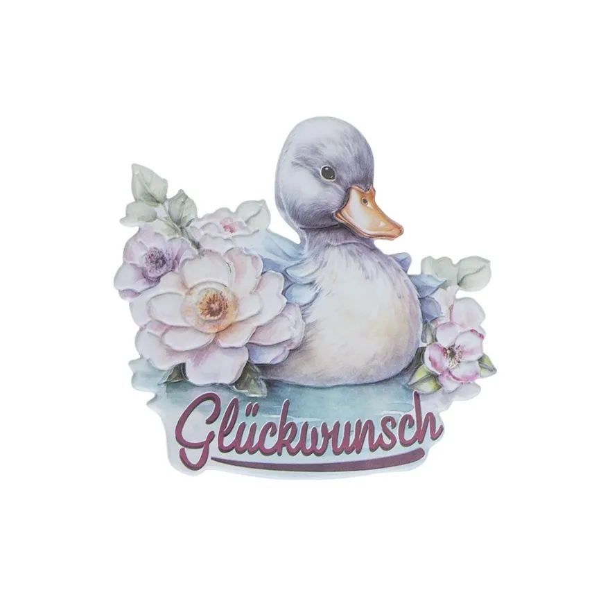 3-D Relief-Sticker, Viel Glück & Wünsche 1, verschiedene Größen, selbstklebend