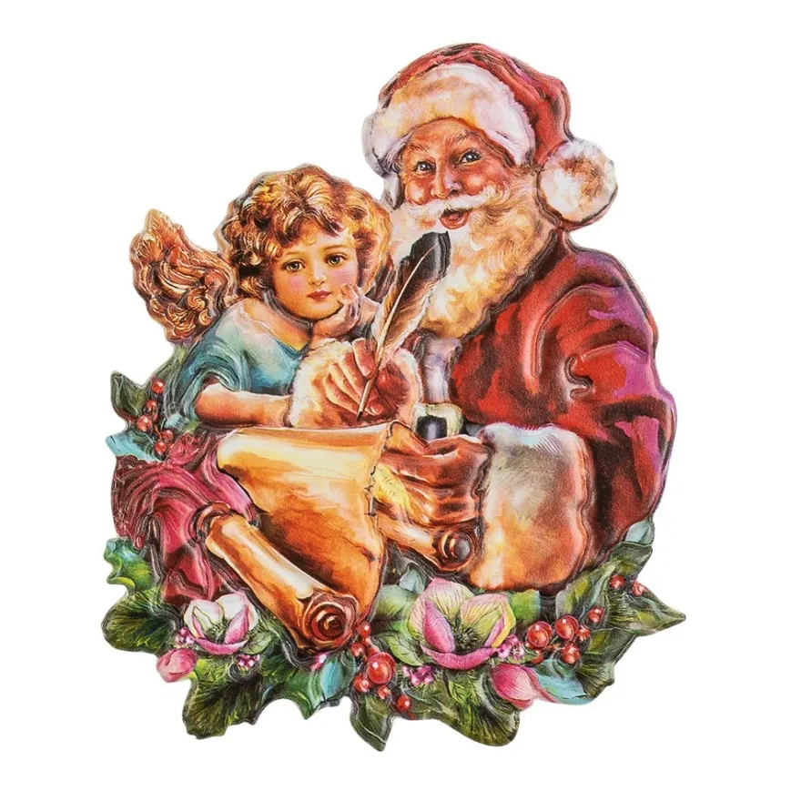 3-D Relief-Sticker, Weihnachten nostalgisch 2, Design 2, verschiedene Größen, selbstklebend