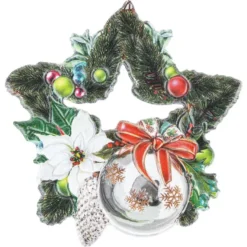 3-D Relief-Sticker, Weihnachts-Baumschmuck 4, verschiedene Größen, selbstklebend