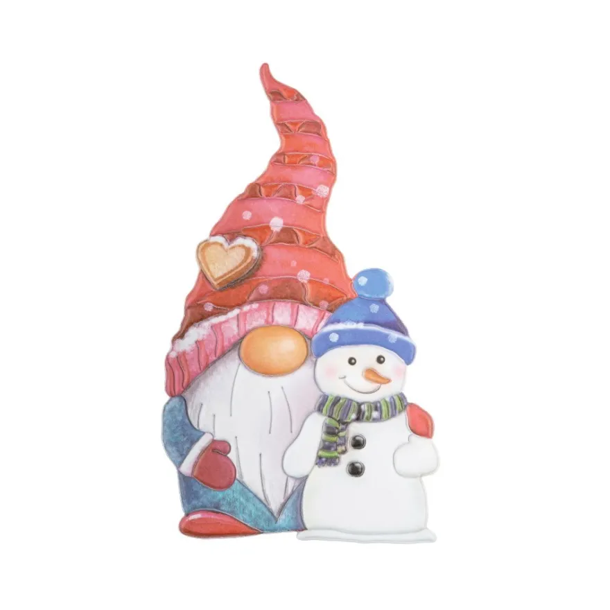 3-D Relief-Sticker, Winterwichtel 2, Design 3, verschiedene Größen, selbstklebend