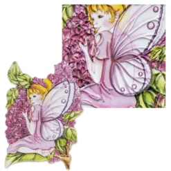 3-D Relief-Sticker, Zauberhafte Elfen 1, 21cm x 30cm, verschiedene Größen, selbstklebend