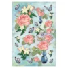 3-D Stickerbogen, Blumenvasen, 12,5 x 18,5 cm