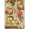 3-D Stickerbogen, Vintage-Uhren 2, 12,7 x 18,8 cm