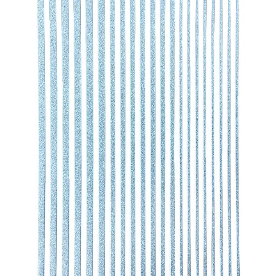 3-D Sticker-Bordüren "Deluxe", 28,5cm, verschiedene Breiten, hellblau