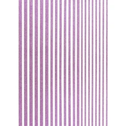 3-D Sticker-Bordüren "Deluxe", 28,5cm, verschiedene Breiten, violett