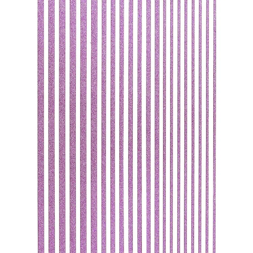3-D Sticker-Bordüren "Deluxe", 28,5cm, verschiedene Breiten, violett