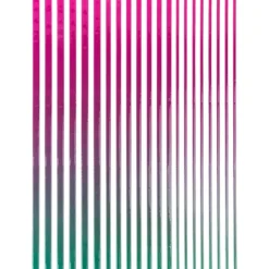 3-D Sticker-Bordüren "Farbverlauf", 28,5cm, verschiedene Breiten, pink/türkis