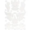 3-D Sticker, Deluxe Engel, verschiedene Größen, selbstklebend, weiß