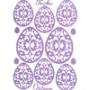 3-D Sticker "Deluxe Ostern", verschiedene Größen, selbstklebend, lavendel