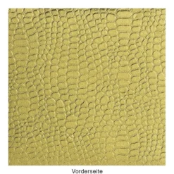 DuoDesign Faltfolien, Kroko-Optik, 10cm x 10cm, 65 Blatt, oliv