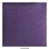 DuoDesign Faltfolien, Kroko-Optik, 10cm x 10cm, 65 Blatt, aubergine