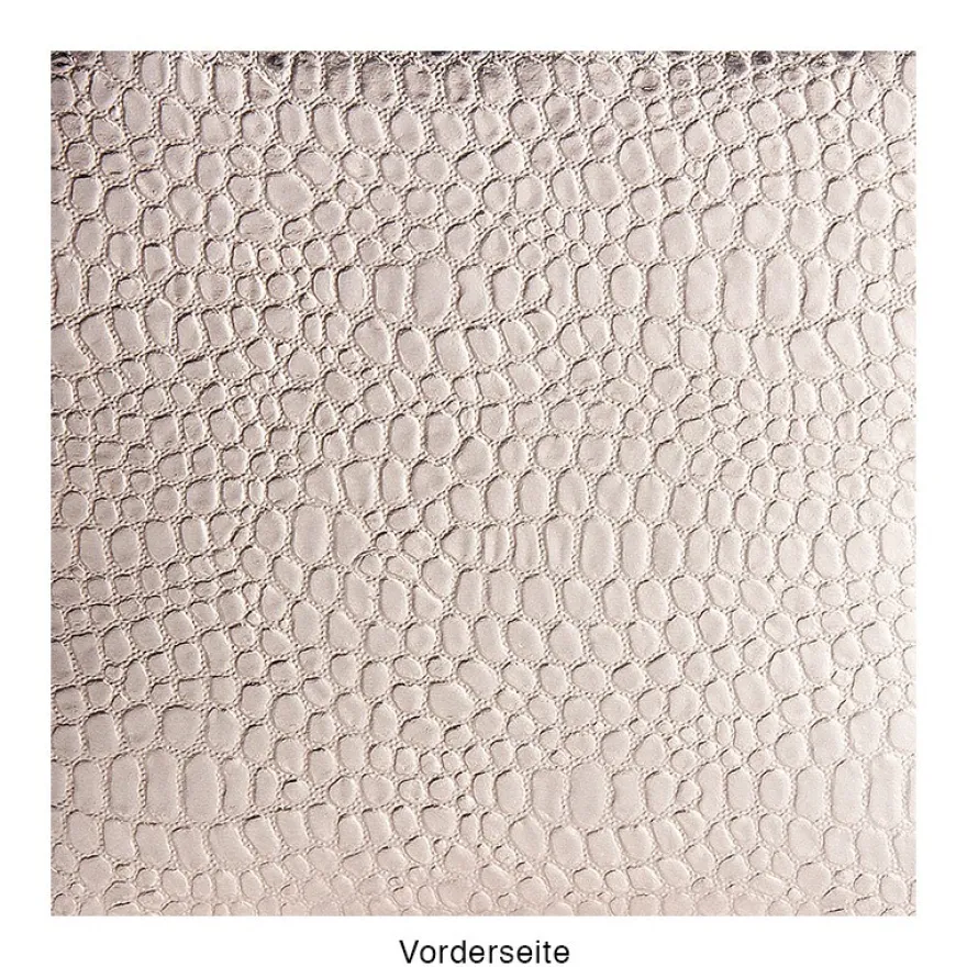 DuoDesign Faltfolien, Kroko-Optik, 10cm x 10cm, 65 Blatt, sand