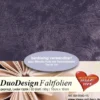 DuoDesign Faltfolien, Leder-Optik, 10cm x 10cm, 65 Blatt, dunkelflieder