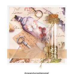Duo-Design-Papiere, Auf Reisen 1, beidseitig bedruckt, 25cm x 25cm, 250g/m², 20 Blatt