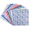 Duo-Design-Papiere, Blumen 2, beidseitig bedruckt, 25cm x 25cm, 250g/m², 20 Blatt
