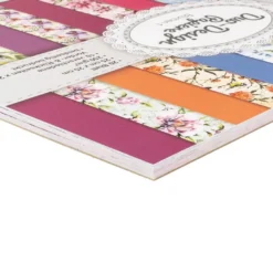 Duo-Design-Papiere, Blumen 1, beidseitig bedruckt, 25cm x 25cm, 250g/m², 20 Blatt