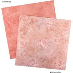 Duo-Design-Papiere, Hintergründe 3, beidseitig bedruckt, 25cm x 25cm, 250g/m², 20 Blatt