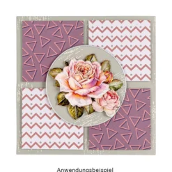 Duo-Design-Papiere, Hintergründe 6, beidseitig bedruckt, 25cm x 25cm, 250g/m², 20 Blatt