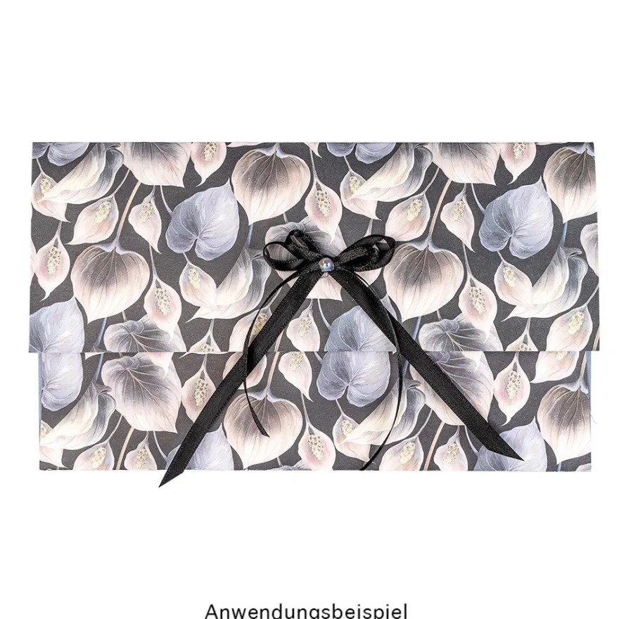 Duo-Design-Papiere, Kondolenz 3, beidseitig bedruckt, 25cm x 25cm, 250g/m², 20 Blatt