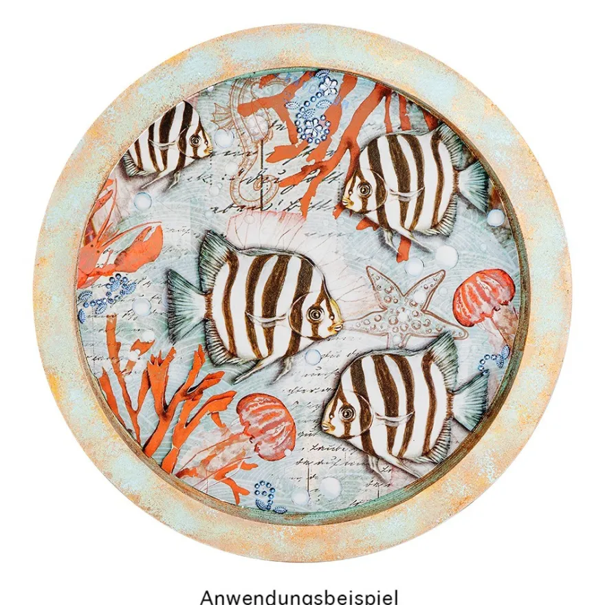 Duo-Design-Papiere, Maritim 3, beidseitig bedruckt, 25cm x 25cm, 250g/m², 20 Blatt
