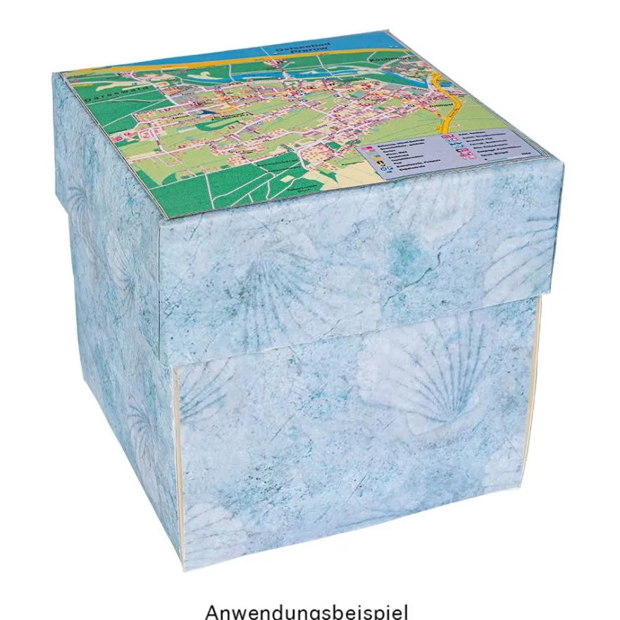 Duo-Design-Papiere, Maritim 1, beidseitig bedruckt, 25cm x 25cm, 250g/m², 20 Blatt