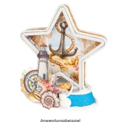 Duo-Design-Papiere, Maritim 2, beidseitig bedruckt, 25cm x 25cm, 250g/m², 20 Blatt