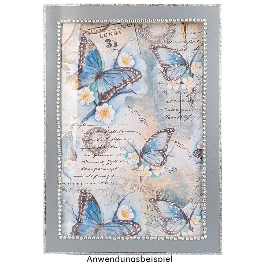 Duo-Design-Papiere, Vintage 3, beidseitig bedruckt, 25cm x 25cm, 250g/m², 20 Blatt