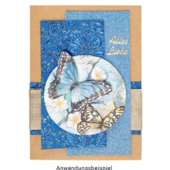 Duo-Design-Papiere, Vintage 3, beidseitig bedruckt, 25cm x 25cm, 250g/m², 20 Blatt