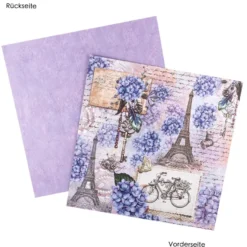 Duo-Design-Papiere, Vintage 1, beidseitig bedruckt, 25cm x 25cm, 250g/m², 20 Blatt