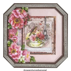 Duo-Design-Papiere, Vintage 5, beidseitig bedruckt, 25cm x 25cm, 250g/m², 20 Blatt