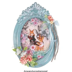 Duo-Design-Papiere, Vintage Ostern 2, beidseitig bedruckt, 25cm x 25cm, 250g/m², 20 Blatt