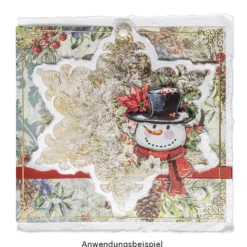 Duo-Design-Papiere, Weihnachtszeit 2, beidseitig bedruckt, 25cm x 25cm, 250g/m², 20 Blatt