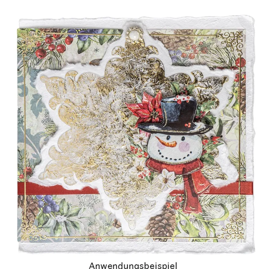 Duo-Design-Papiere, Weihnachtszeit 2, beidseitig bedruckt, 25cm x 25cm, 250g/m², 20 Blatt