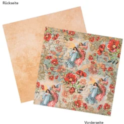 Duo-Design-Papiere, Weihnachtszeit 3, beidseitig bedruckt, 25cm x 25cm, 250g/m², 20 Blatt