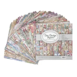 Duo-Design-Papiere, Weihnachten & Winter, beidseitig bedruckt, 25cm x 25cm, 250 g/m², 100 Blatt