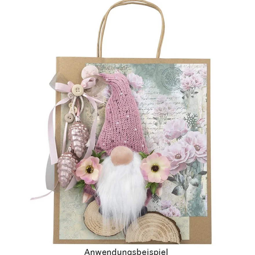 Duo-Design-Papiere, Winter-Floristik 3, beidseitig bedruckt, 25cm x 25cm, 250g/m², 20 Blatt