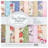 Duo-Design-Papiere, Winter-Floristik 2, beidseitig bedruckt, 25cm x 25cm, 250g/m², 20 Blatt
