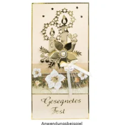 Duo-Design-Papiere, Winter-Floristik 1, beidseitig bedruckt, 25cm x 25cm, 250g/m², 20 Blatt