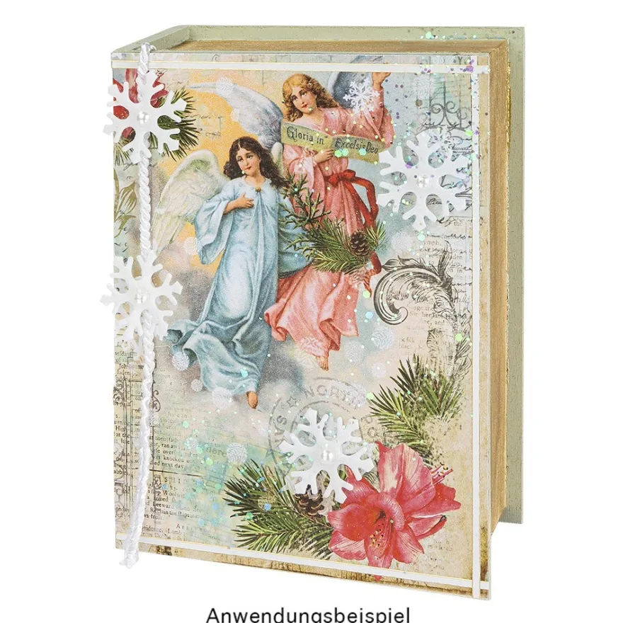 Duo-Design-Papiere, Winterzeit 2, beidseitig bedruckt, 25cm x 25cm, 250g/m², 20 Blatt