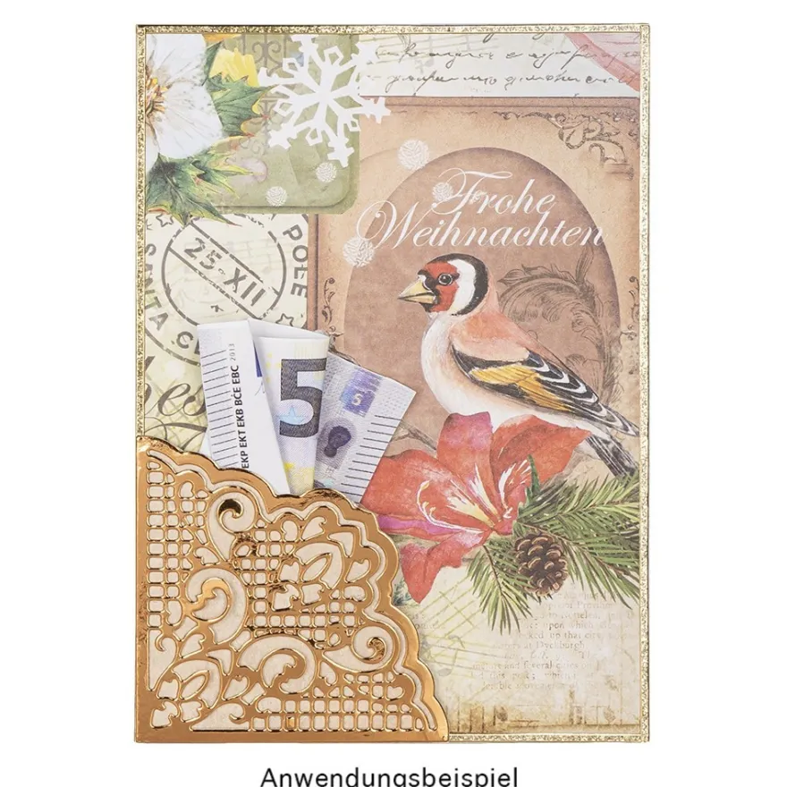 Duo-Design-Papiere, Winterzeit 1, beidseitig bedruckt, 25cm x 25cm, 250g/m², 20 Blatt